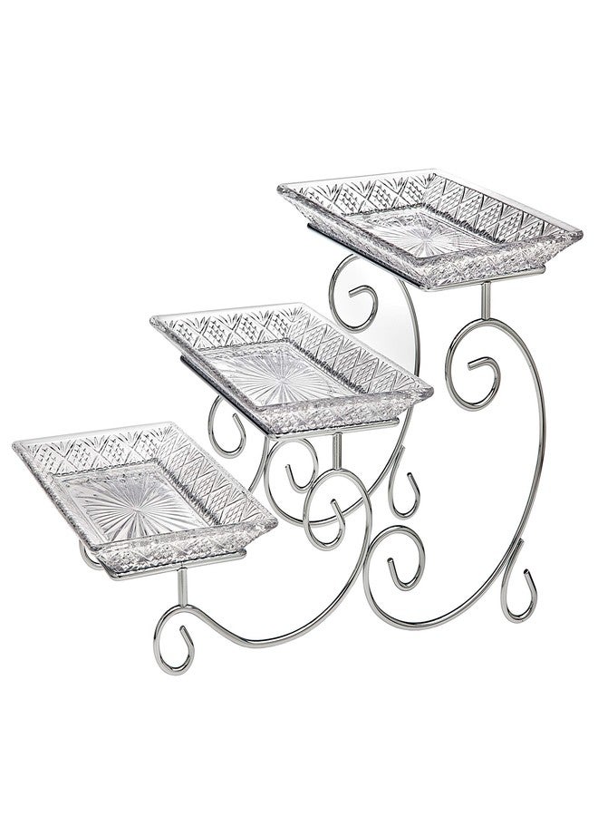 غودينغر حامل تقديم الطعام والحلويات من جودينجر دبلن، ثلاثي الطبقات، مثالي للحفلات والمناسبات. - Image 2